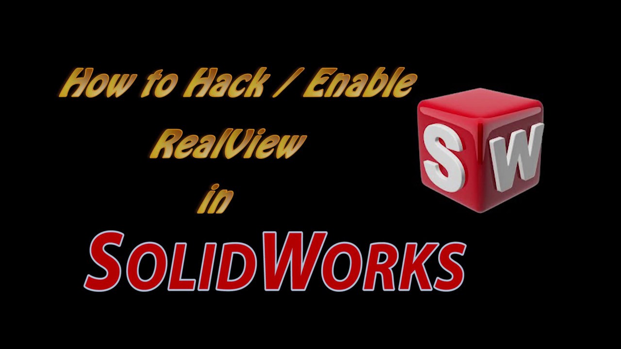 Download Realview Graphics Solidworks 2013 Hack free software